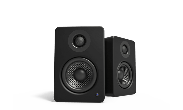Kanto YU2MB 3" Driver - Powered Speakers with USB DAC and 3.5mm AUX - Matte Black