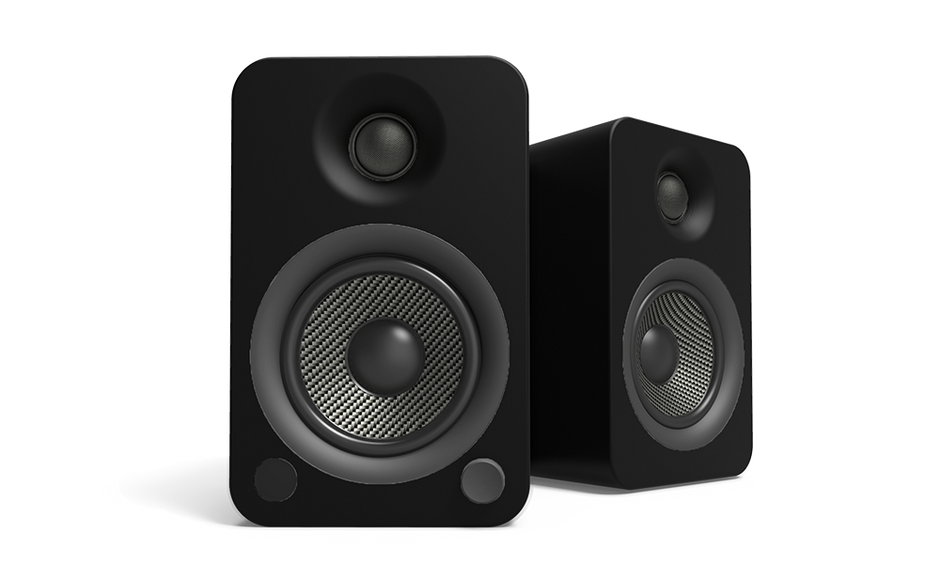 Kanto YU4MB 4" Driver - Powered Speakers with Bluetooth¬ and Phono Preamp - Matte Black