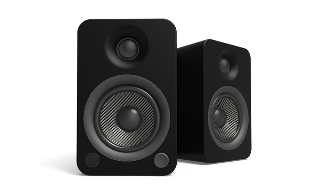 Kanto YU4MB 4" Driver - Powered Speakers with Bluetooth¬ and Phono Preamp - Matte Black
