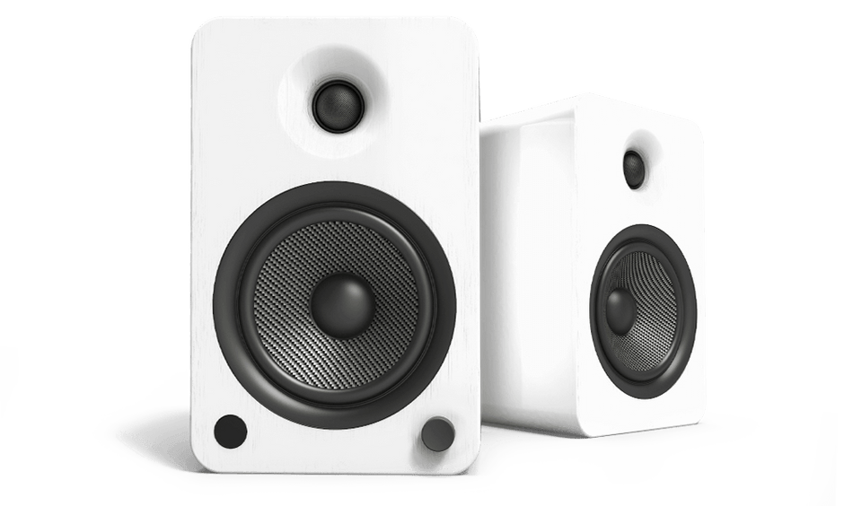 Kanto YU6MW 5.25" Driver - Powered Speakers with Bluetooth¬ and Phono Preamp - Matte White