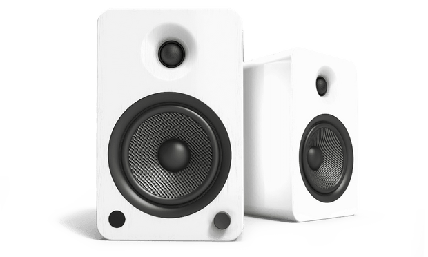 Kanto YU6MW 5.25" Driver - Powered Speakers with Bluetooth¬ and Phono Preamp - Matte White