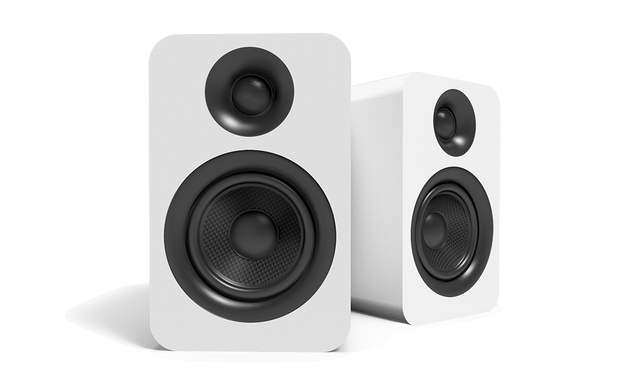 Kanto YU4MW 4" Driver - Powered Speakers with Bluetooth¬ and Phono Preamp - Matte White