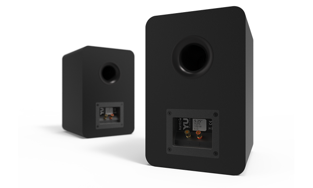 Kanto YUP6 Pair - Passive Speakers with 1" Silk Dome Tweeter and 5.25" Kevlar Woofer - Black